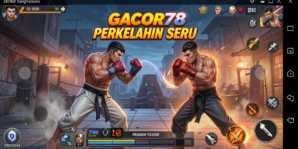 Tampilan gameplay GACOR78 yang penuh aksi dan seru.