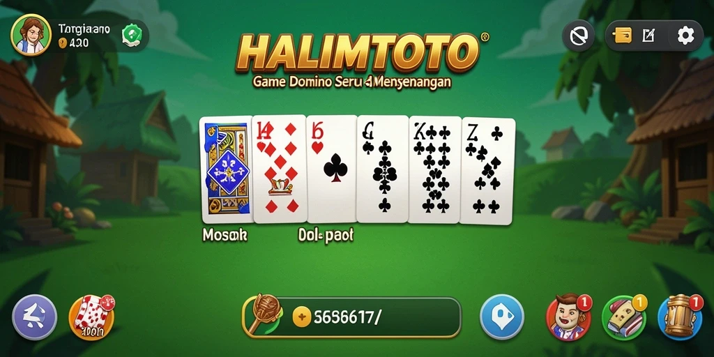 Tampilan gameplay HALIMTOTO yang menegangkan dan seru.