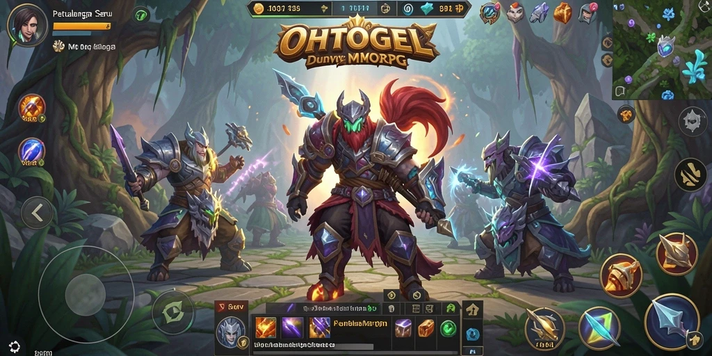 Screenshot gameplay OHTOGEL yang menampilkan aksi seru dalam MMORPG.