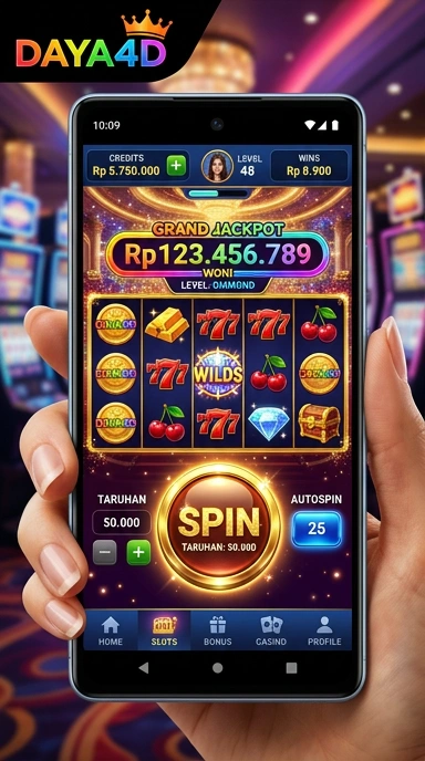 Halaman detail aplikasi dengan informasi lengkap di daya4d.